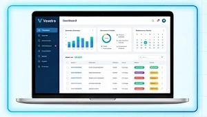 Tampilan dashboard Vasetra